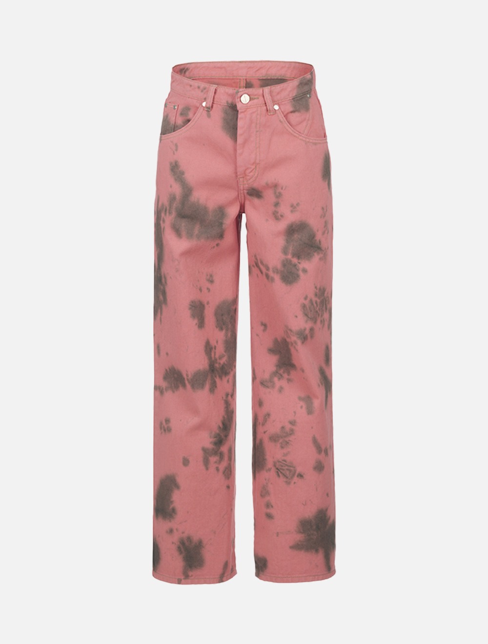 HAND DYED PANTS PINK