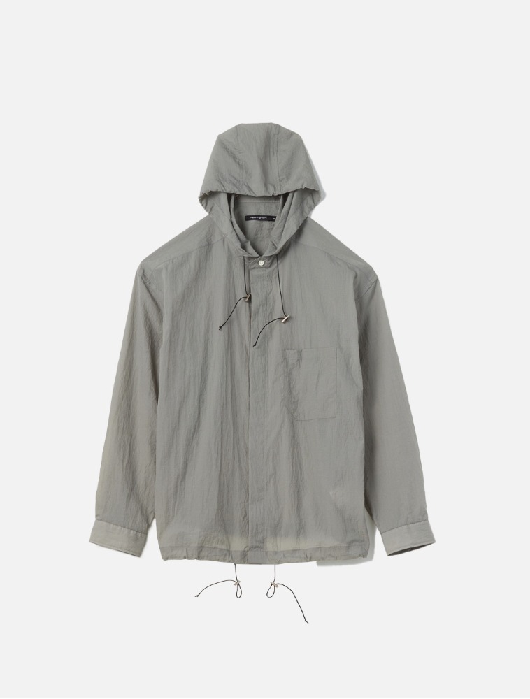Hooded Shirt Ripstop Grey